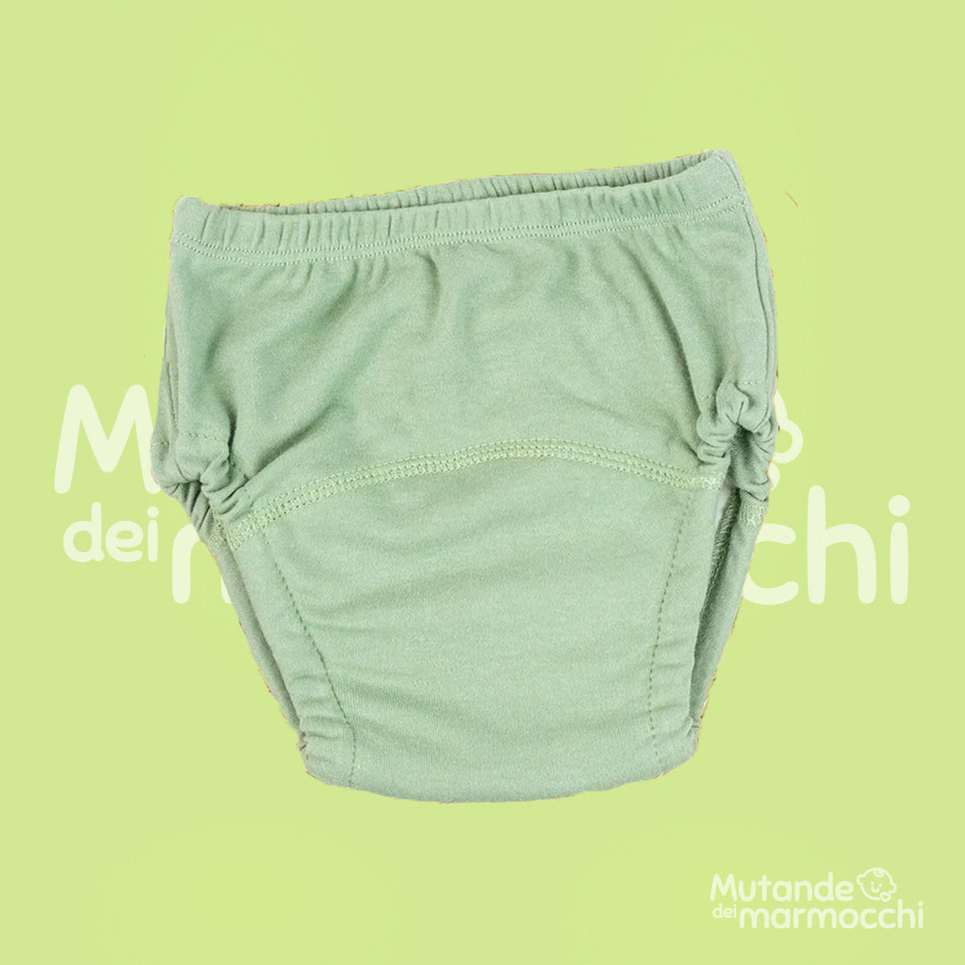 Mutandina d’Apprendimento – Verde Marmocchio 💚