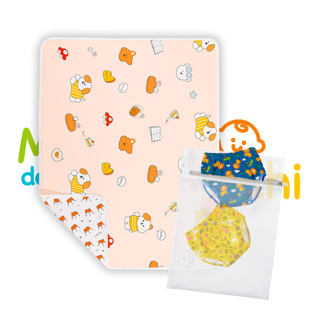 Pacchetto Sacca Lavaggio + Telo Assorbente Antifuga 👶🏼